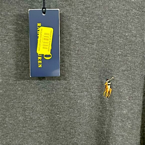 Polo Ralph Lauren Men’s Gray Mock Neck Long Sleeve Shirt – XL – NWT - Picture 2 of 6